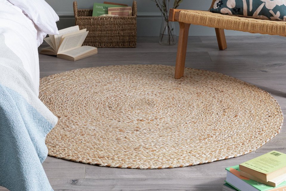 Habitat Braided Jute Circle Rug.